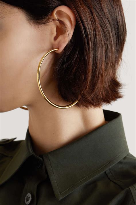 yves saint laurent gold earrings|ysl earrings net a porter.